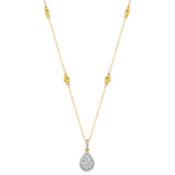 Diamond Teardrop Necklace