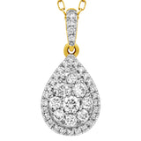 Diamond Teardrop Necklace